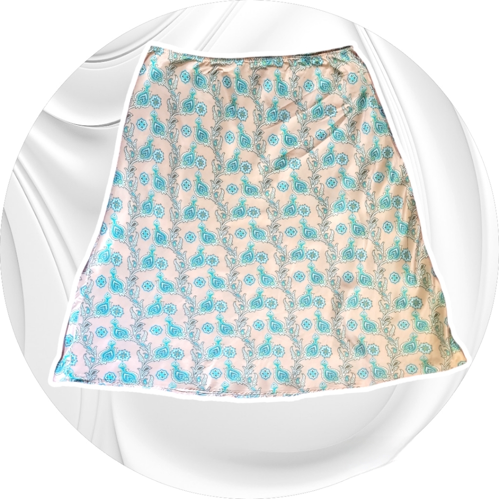 Vtg Gap Silk Skirt